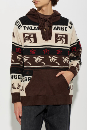 Palm Angels Patterned hooded jumper