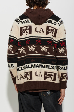 Palm Angels Patterned hooded jumper