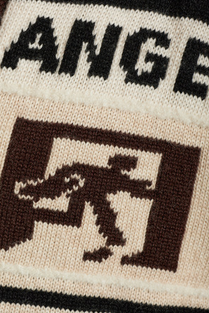 Palm Angels Patterned hooded jumper