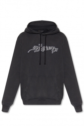 ‘patched’ hoodie od AllSaints