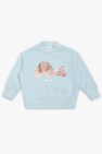 Pink Cotton Long-sleeved T-shirt With Logo Kenzo Kids Girl