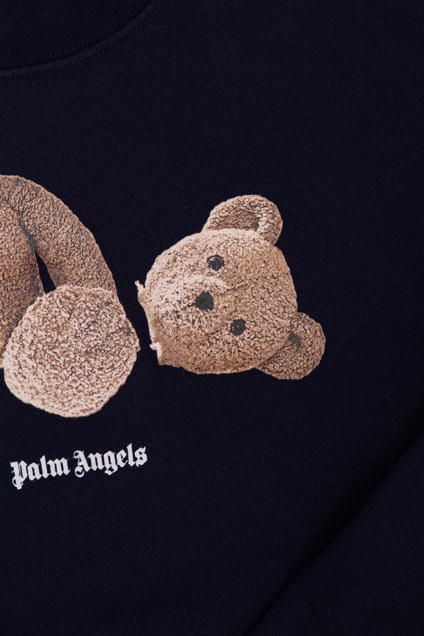 Palm Angels Kids Printed Moletom sweatshirt