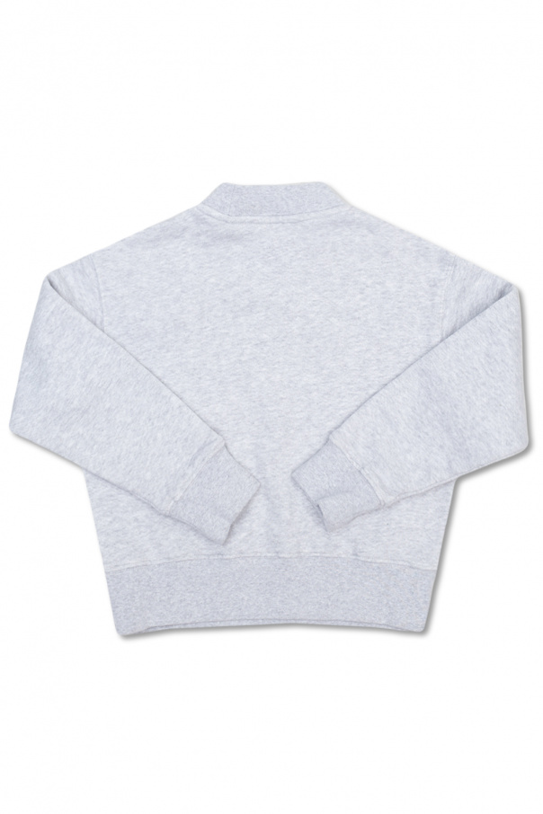 monnalisa olive sweater dress slogan print relaxed sweatshirt