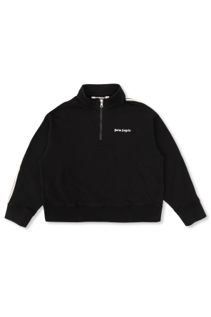 Sweatshirt with standing collar