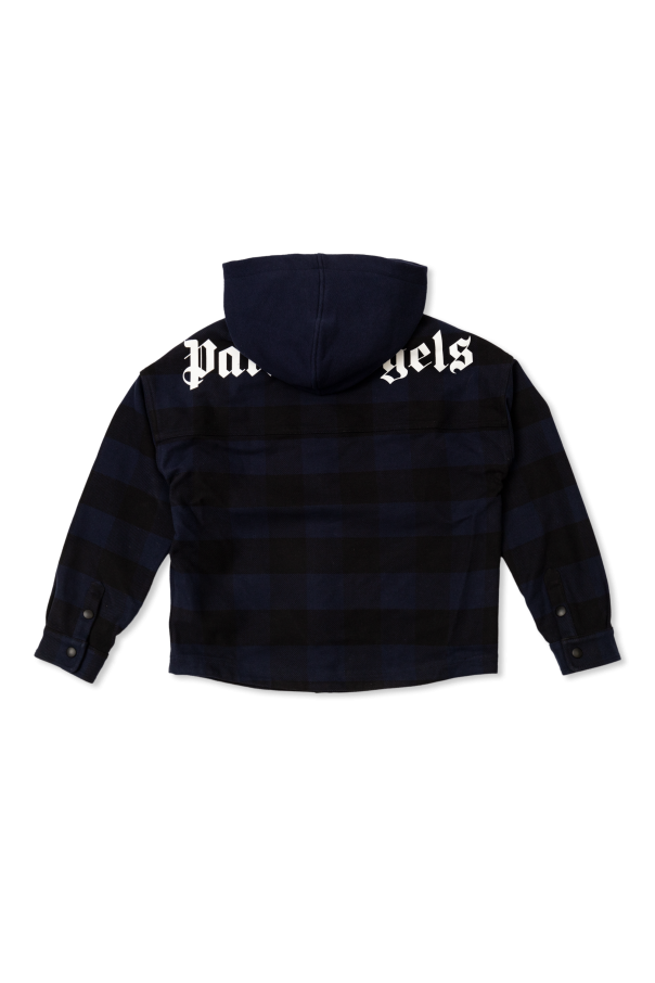 Palm Angels Kids Shirt with detachable hood