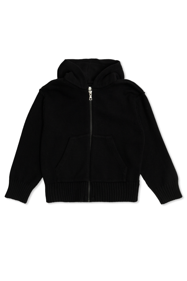 Cardigan with wool trim, zdjęcie 1 Cardigan with wool trim od Palm Angels Kids