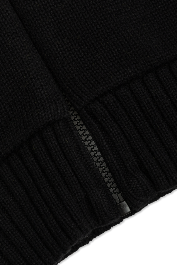 Palm Angels Kids Cardigan mit Wollabschluss