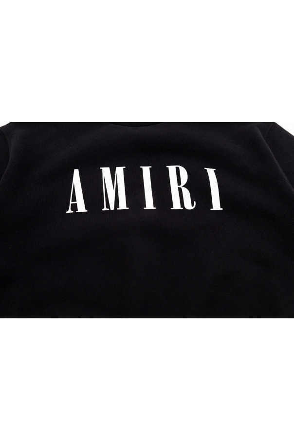 Amiri Kids sweatshirt leaf with logo