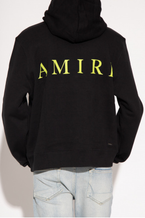 Amiri puffer zip-up hooded jacket