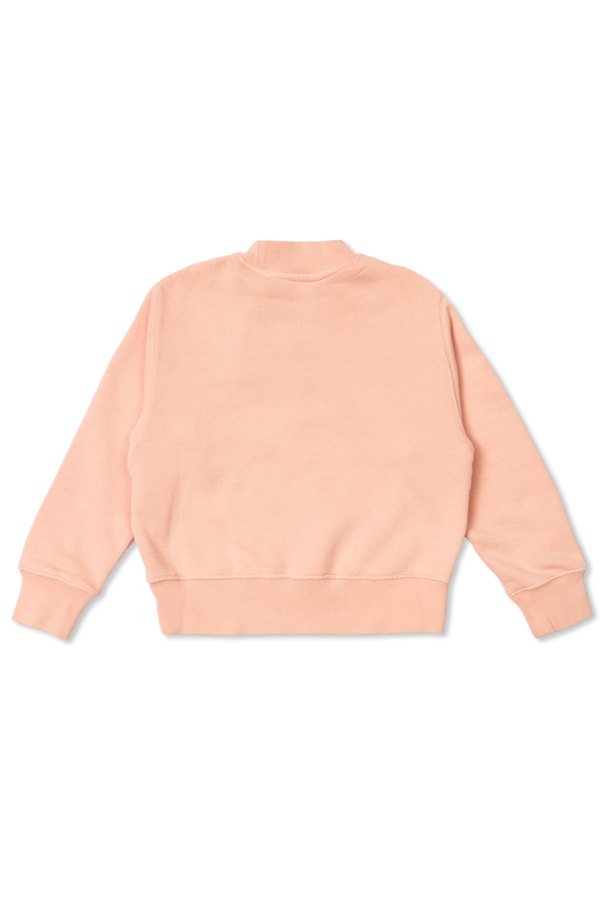 Palm Angels Kids River Island Caqui sweatshirt met pofmouwen en embleem in roze