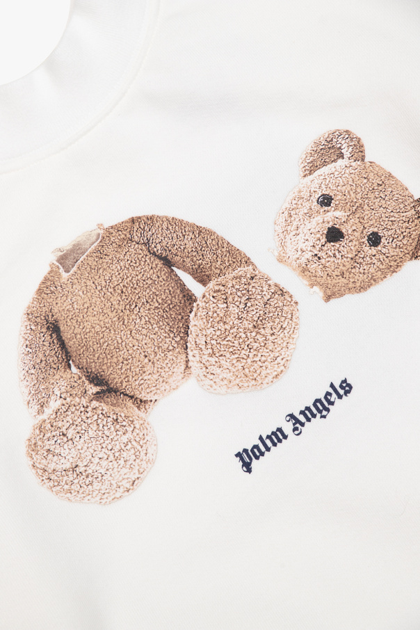Palm Angels Kids Sweatshirt Gramicci with teddy bear