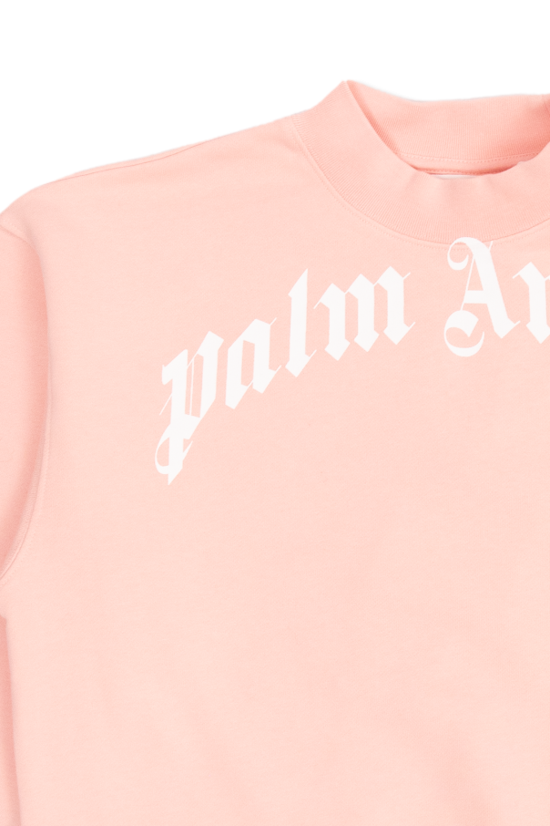Palm Angels Kids Logo-printed Homme sweatshirt