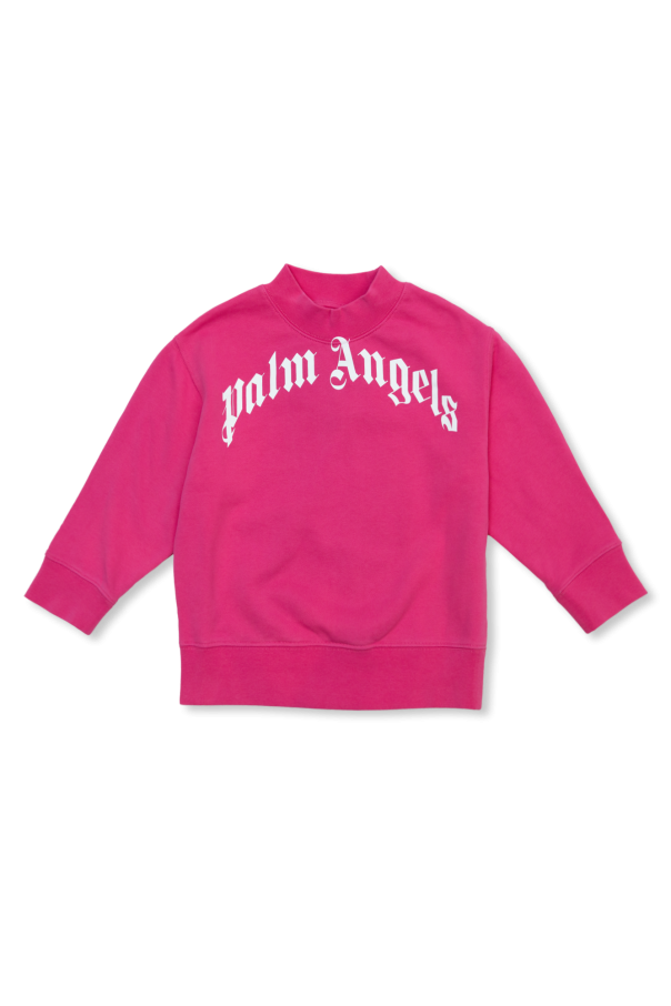 Palm Angels Kids Sweatshirt com capuz Tech 2.0 cinzento
