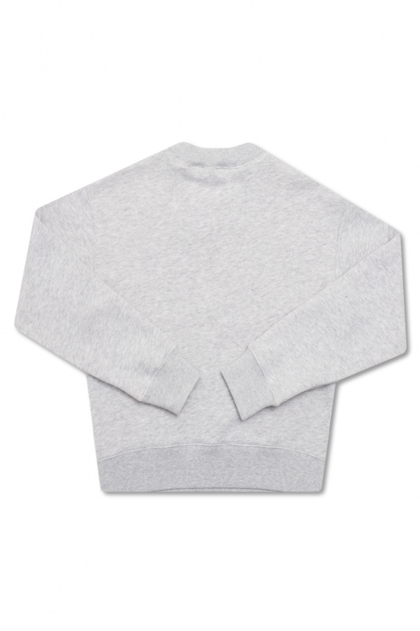 flame-print cotton sweatshirt Printed sweatshirt