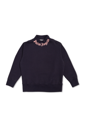 Sweatshirt with a stand-up collar