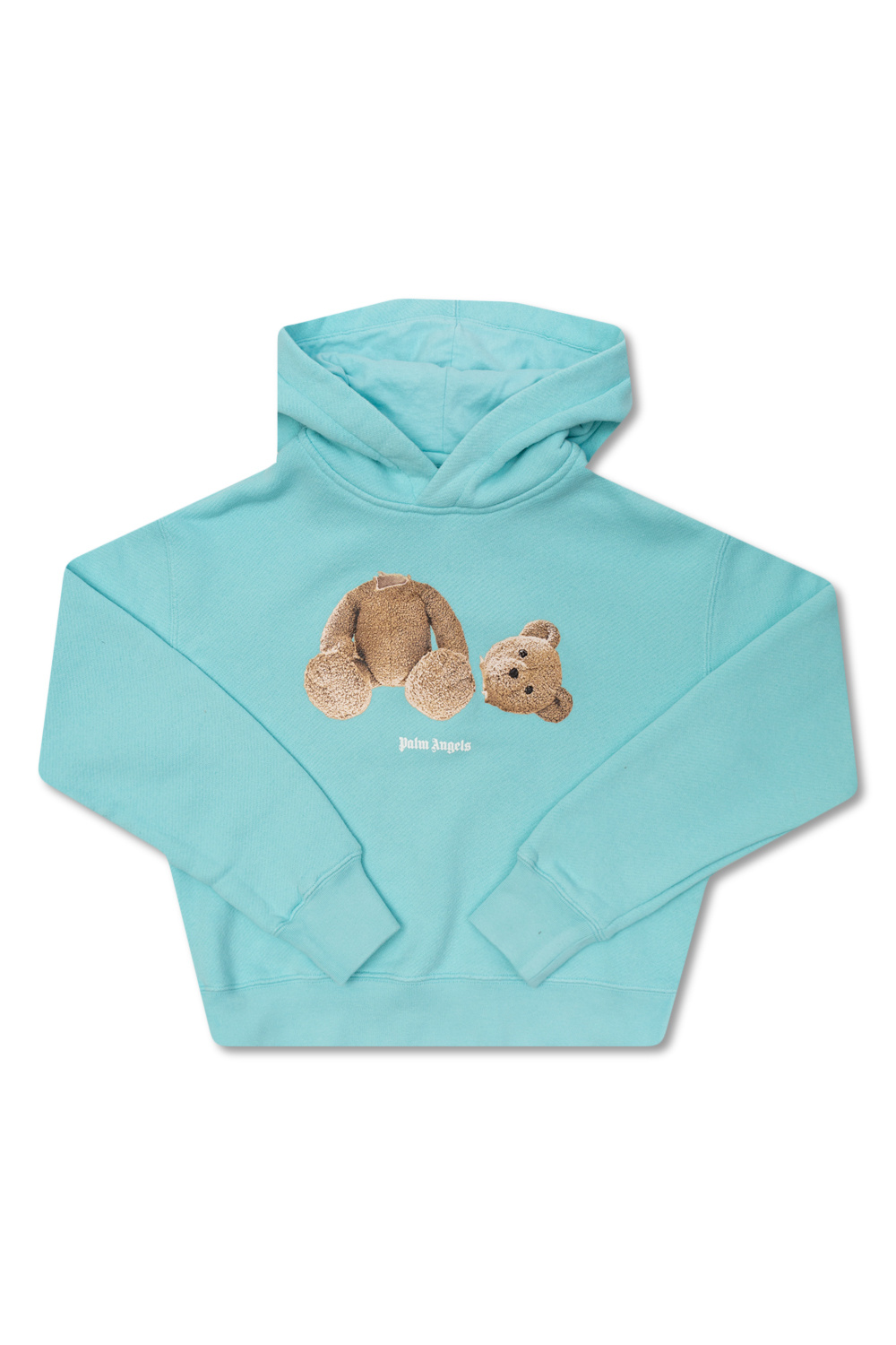 Palm Angels Kids hoodie t-shirt with logo