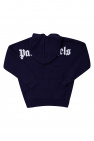 Palm Angels Kids hoodie cropped with logo