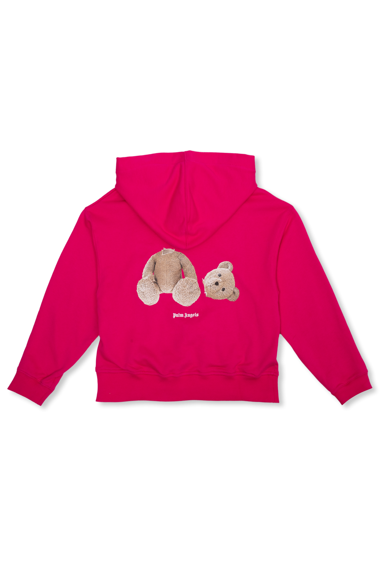Pink Hoodie with teddy bear patch Palm Angels Kids - Vitkac Canada