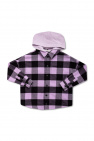 Palm Angels Kids LANVIN point-collar cotton-poplin shirt