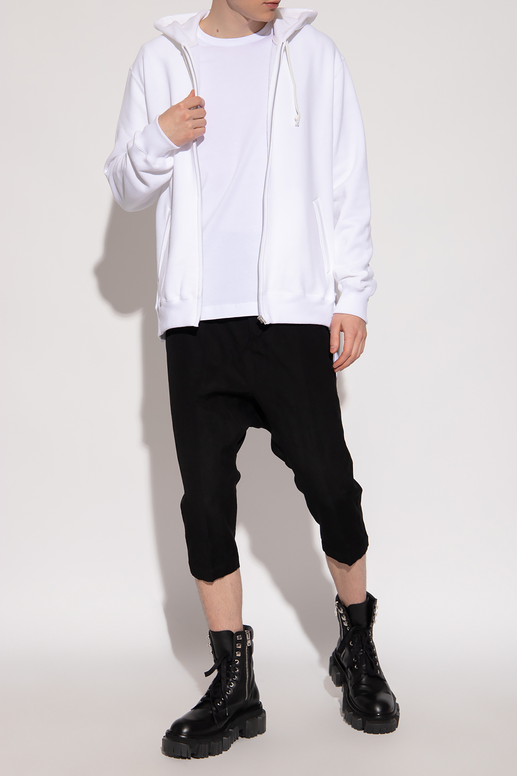 hat polo-shirts xl Asymmetric hoodie