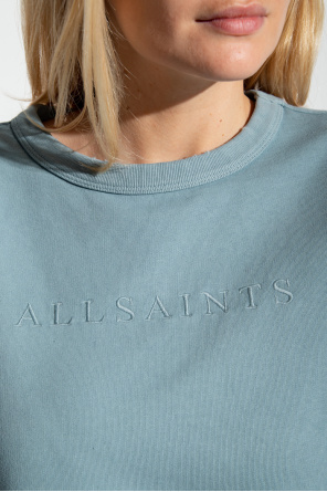 AllSaints ‘Pippa’ sweatshirt Waffle with logo