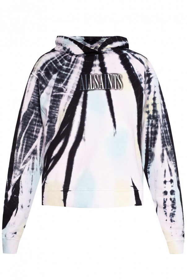 AllSaints 'Pippa' logo-printed Sleeves hoodie