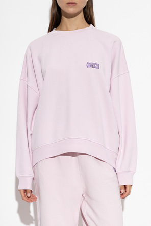 American Vintage Sweatshirt com logótipo estampado