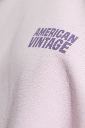 American Vintage Sweatshirt com logótipo estampado