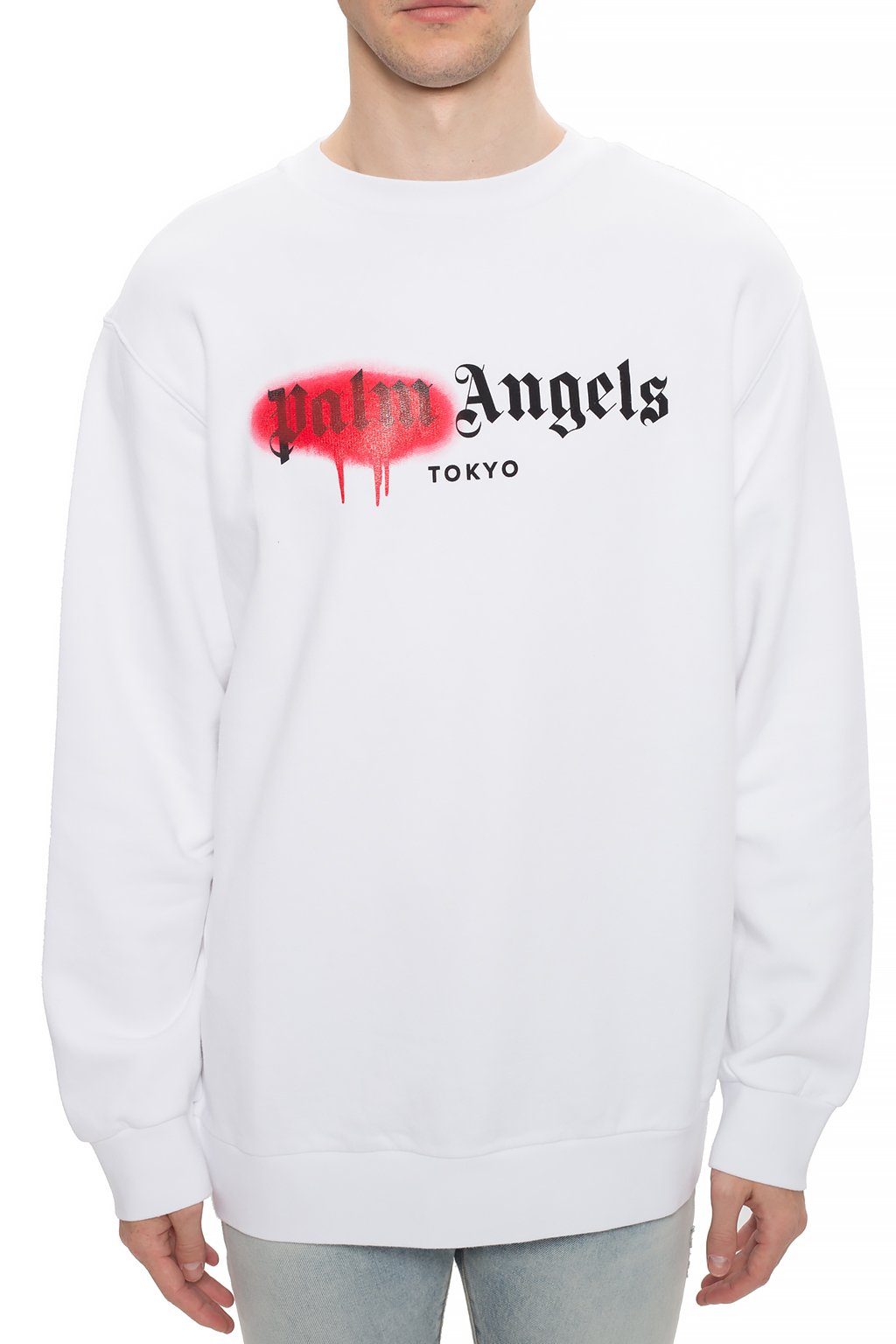 Palm Angels White Red Tokyo T-shirt
