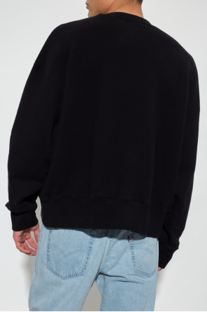 Palm Angels Todays Agenda Crew Neck Sweater with Braided Detail