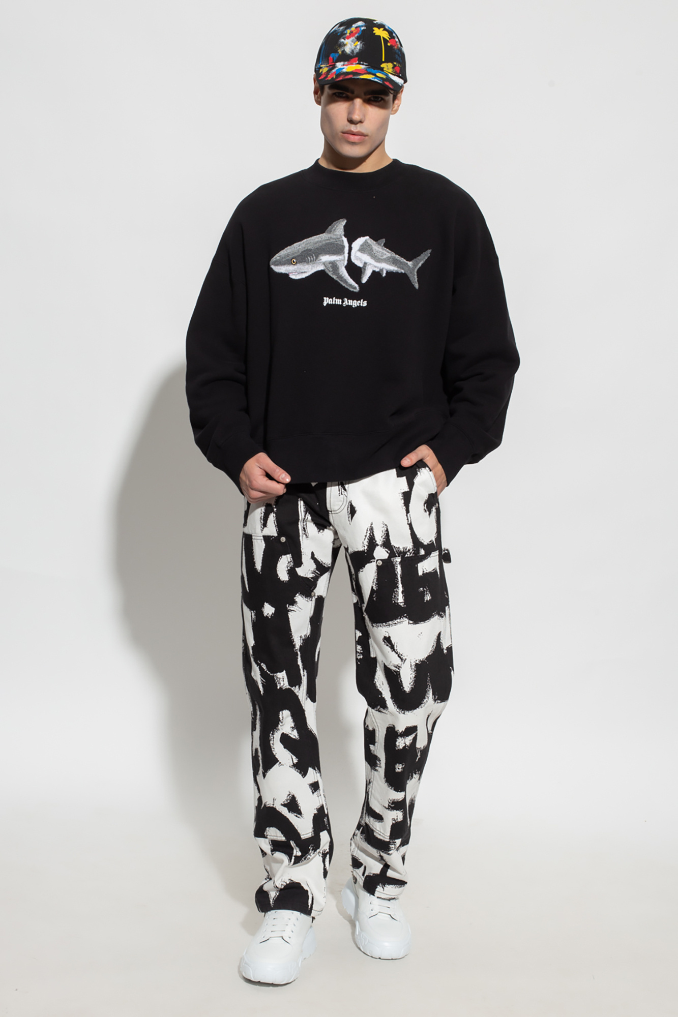 Palm Angels Sweatshirt with animal motif