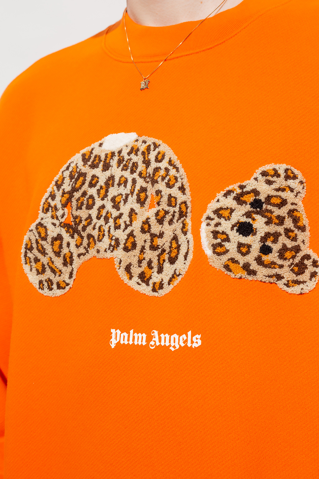 Palm Angels ASOS Dark Future Langärmliges T-Shirt in Schwarz Logo auf der Rückseite
