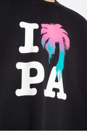 Palm Angels sweatshirt textured with logo