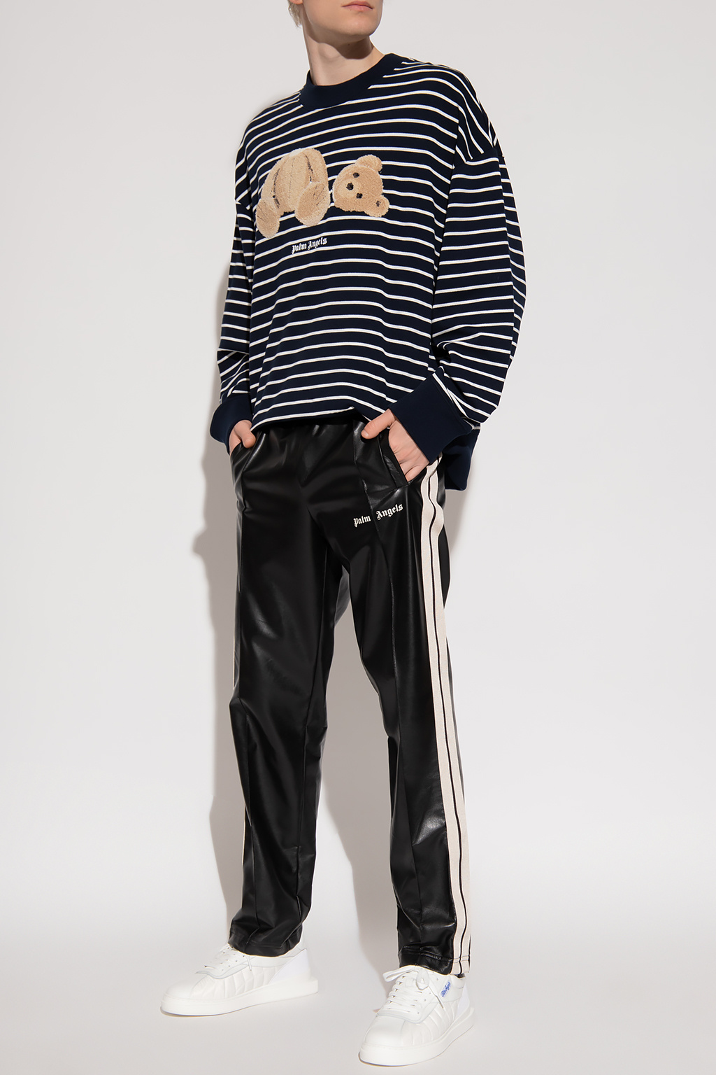 Palm Angels Striped sweatshirt