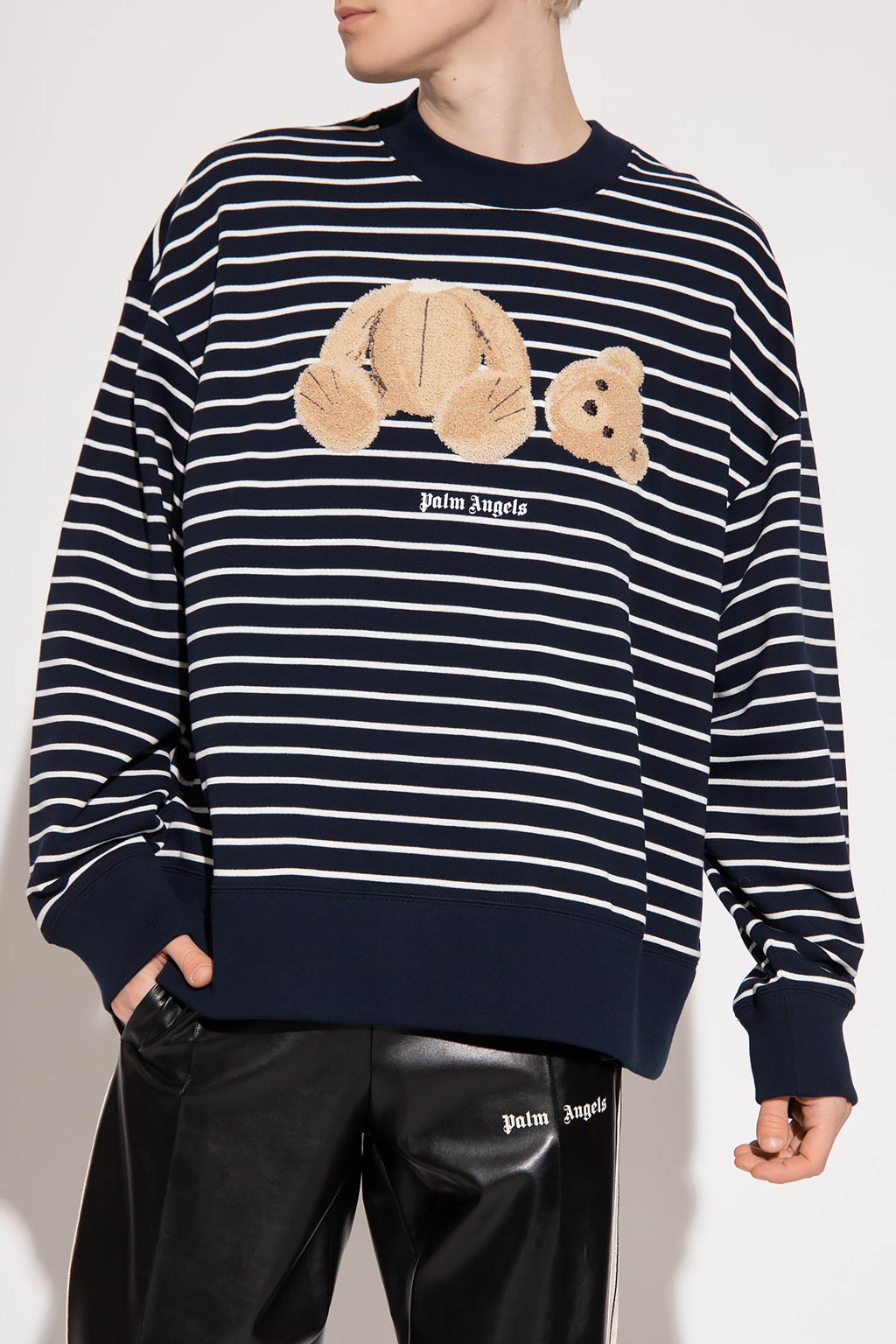 Palm Angels Striped sweatshirt