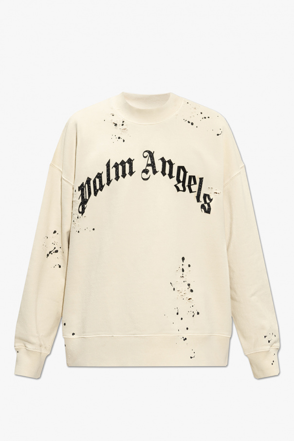 Palm Angels Sweatshirt linen with logo