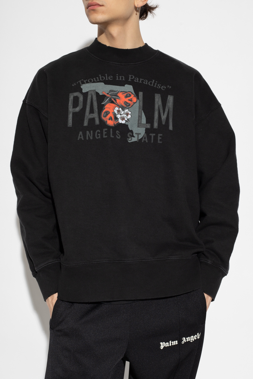 Palm Angels Printed Shirt sweatshirt