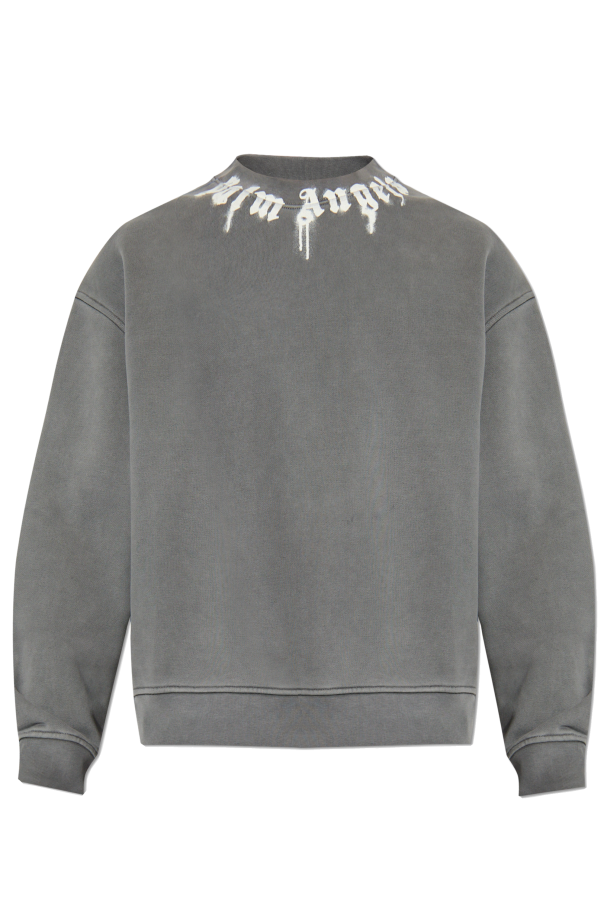 Sweatshirt with printed logo od Palm Angels
