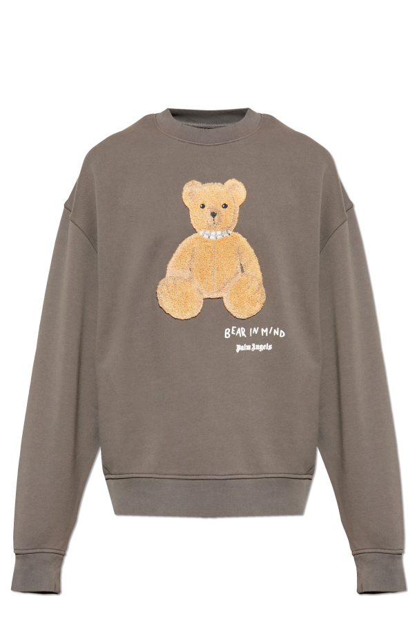 Sweatshirt with a distinctive teddy bear motif od Palm Angels