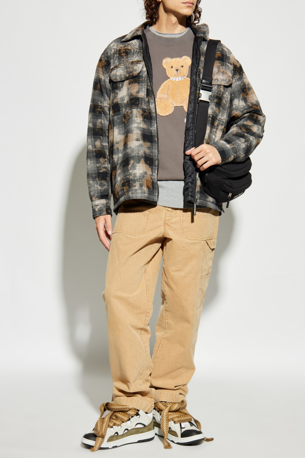 Palm Angels Sweatshirt mit charakteristischem Bärenmotiv