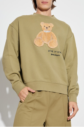 Palm Angels Sweatshirt with a distinctive teddy bear motif