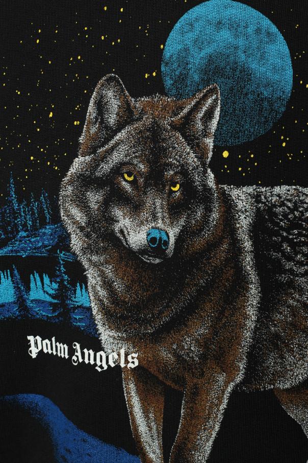 palm angels wolf hoodie