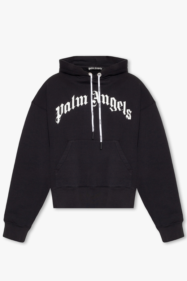Palm Angels Polo hoodie with logo