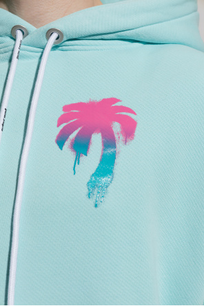 Palm Angels printed hoodie fendi kids bluza