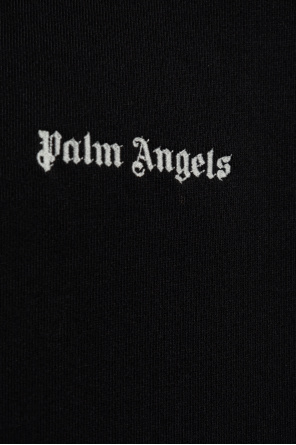 Palm Angels Logo-embroidered hoodie