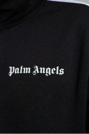 Palm Angels PINKO logo-print cap-sleeve T-shirt