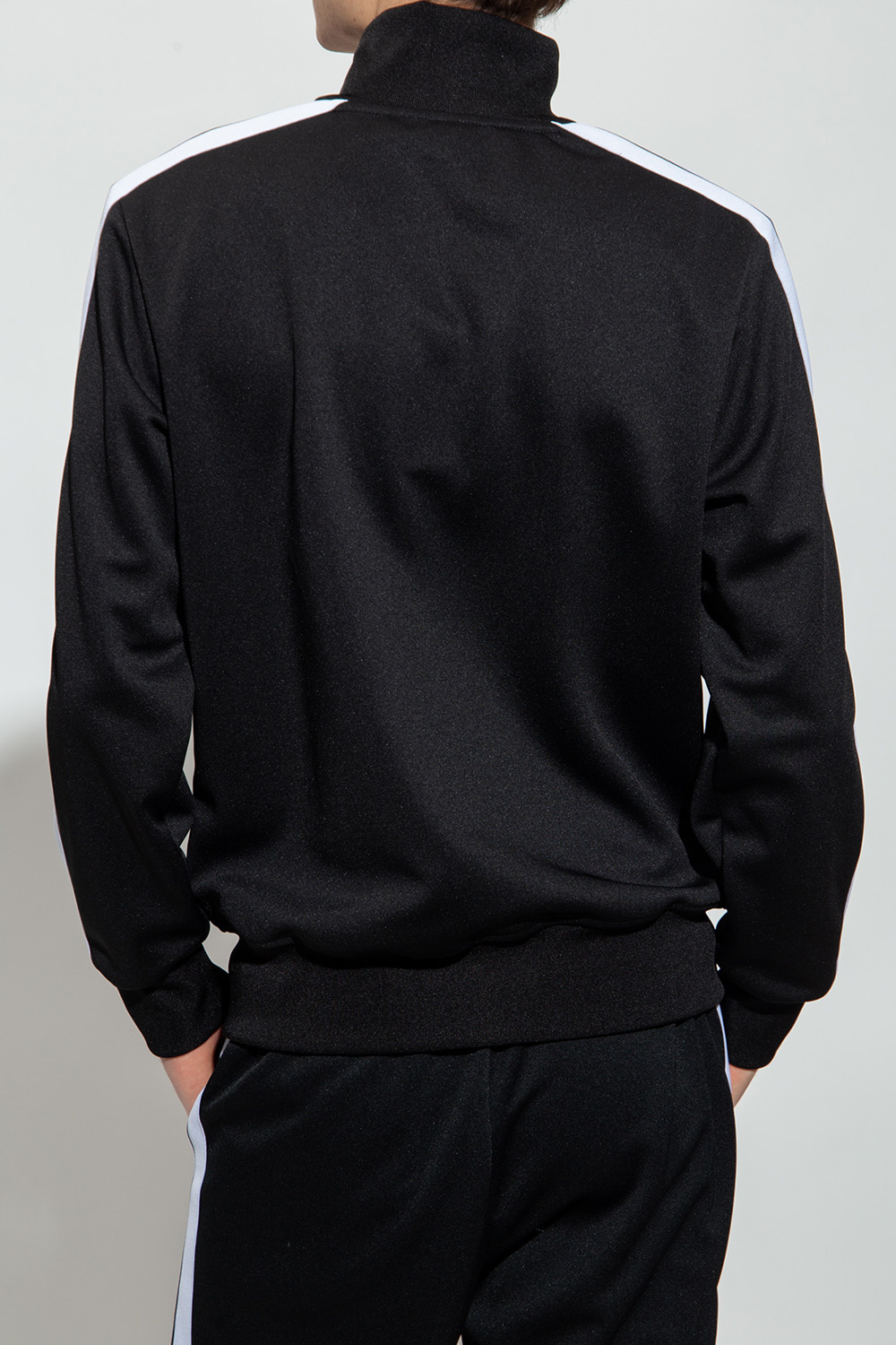 Highneck Track Jacket in black - Palm Angels® Official