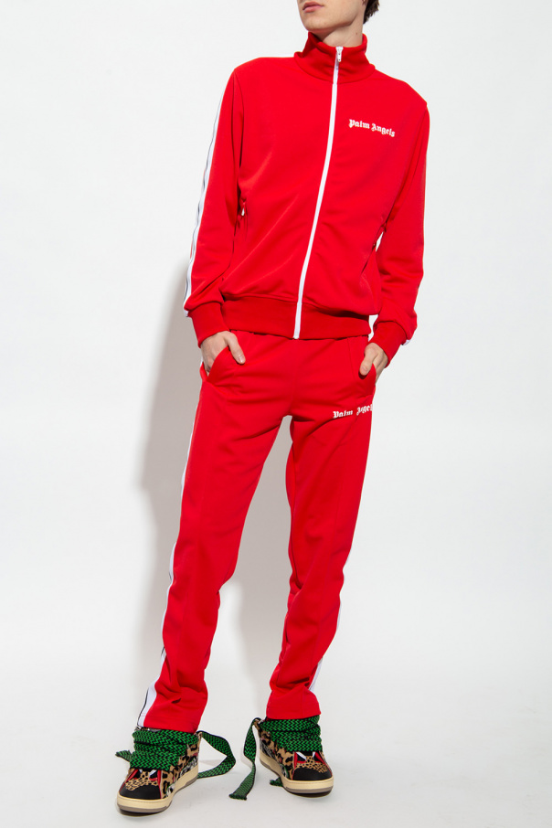 RED TRACK JACKET in red - Palm Angels® Official