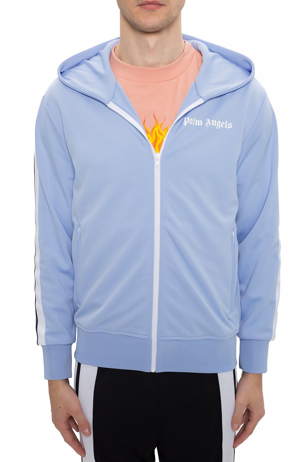 palm angels light blue tracksuit