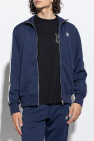 Palm Angels NAVY BLUE Sweatshirt with standing collar